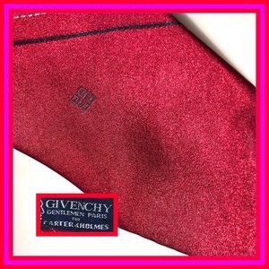 brilliant red givenchy tie